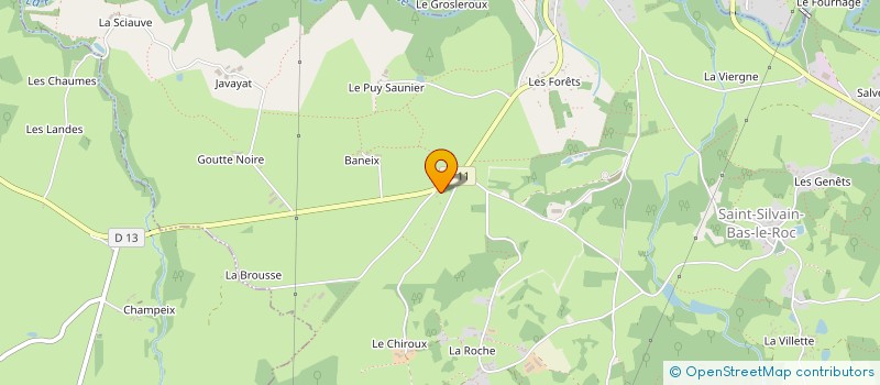 localisation de l'entreprise MONSIEUR AURELIEN BIGNET à SAINT-SILVAIN-BAS-LE-ROC