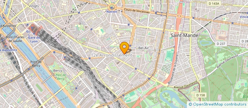 localisation de l'entreprise MONSIEUR AURELIEN BLANCHARD  PARIS