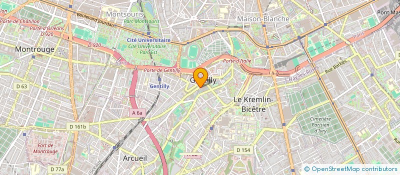 localisation de l'entreprise MONSIEUR AURELIEN BLANCHETIERE à GENTILLY