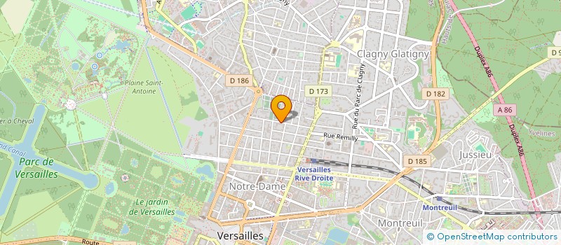 localisation de l'entreprise MONSIEUR AURELIEN BLUM à VERSAILLES