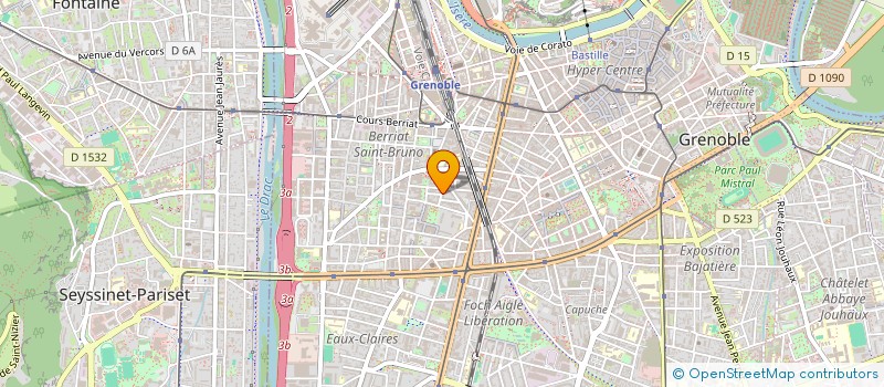 localisation de l'entreprise MONSIEUR AURELIEN BOBILLIER  GRENOBLE