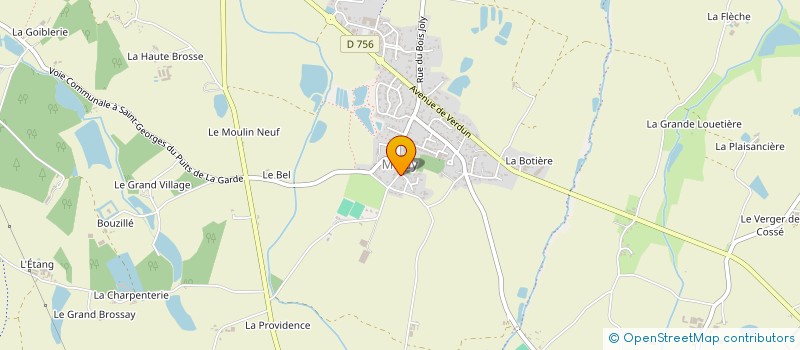 localisation de l'entreprise MONSIEUR AURELIEN BODIN à CHEMILLE-EN-ANJOU