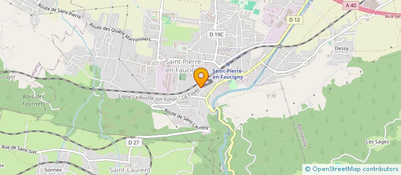 localisation de l'entreprise MONSIEUR AURELIEN BOISSY  SAINT-PIERRE-EN-FAUCIGNY