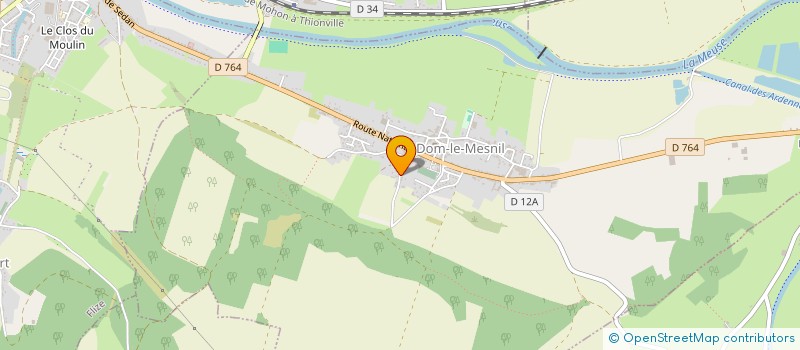 localisation de l'entreprise MONSIEUR AURELIEN BONNAIRE  DOM-LE-MESNIL