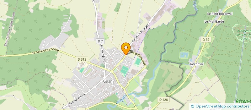 localisation de l'entreprise MONSIEUR AURELIEN BONNEAU  GASNY