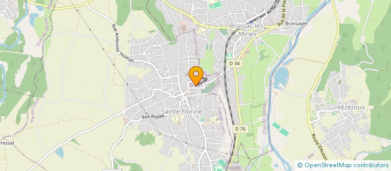 localisation de l'entreprise MONSIEUR AURELIEN BONNEFOY  SAINTE-FLORINE