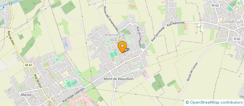 localisation de l'entreprise MONSIEUR AURELIEN BONNEL  ALLENNES-LES-MARAIS
