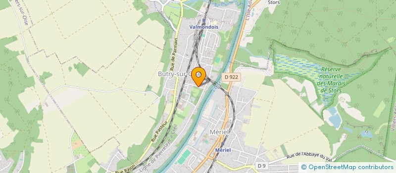 localisation de l'entreprise MONSIEUR AURELIEN BONNEVILLE  BUTRY-SUR-OISE