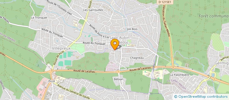 localisation de l'entreprise MONSIEUR AURELIEN BONNIN  SAINT-AUBIN-DE-MEDOC