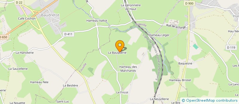 localisation de l'entreprise MONSIEUR AURELIEN BONTE  COUVILLE