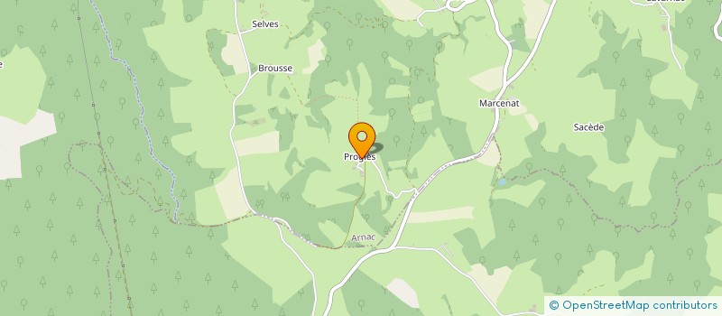 localisation de l'entreprise MONSIEUR AURELIEN BORNES à ARNAC