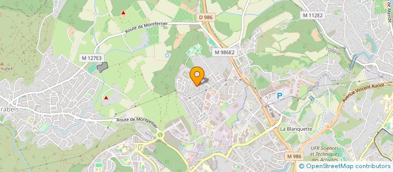 localisation de l'entreprise MONSIEUR AURELIEN BORTOLETTI  GRABELS