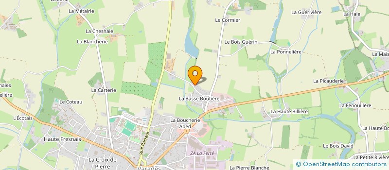 localisation de l'entreprise MONSIEUR AURELIEN BOUCAULT  LOIREAUXENCE