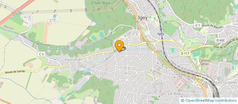 localisation de l'entreprise MONSIEUR AURELIEN BOUR  IGNY