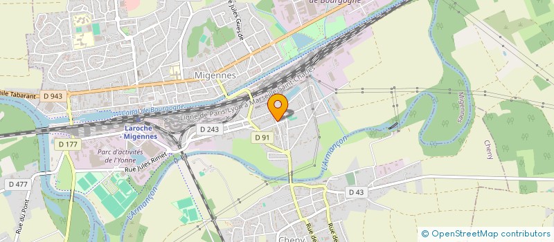 localisation de l'entreprise MONSIEUR AURELIEN BOURGUIGNAT  MIGENNES