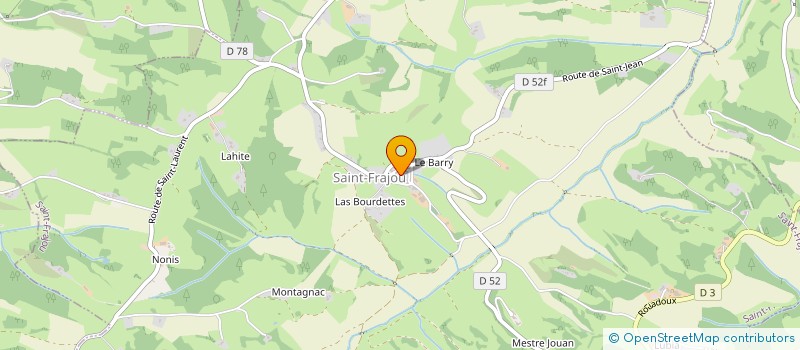 localisation de l'entreprise MONSIEUR AURELIEN BOUSQUET  LABASTIDE-PAUMES