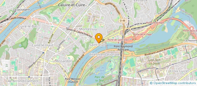 localisation de l'entreprise MONSIEUR AURELIEN BOUTEILLE  CALUIRE-ET-CUIRE