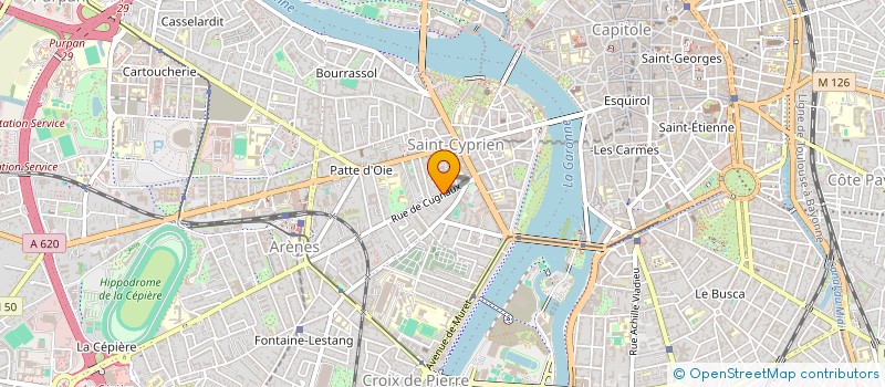 localisation de l'entreprise MONSIEUR AURELIEN BOUVET  TOULOUSE