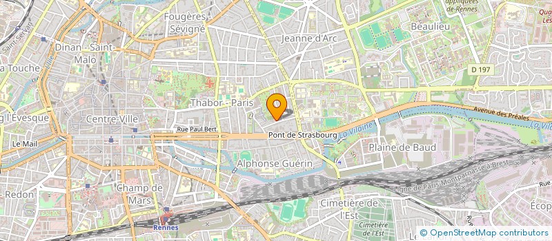 localisation de l'entreprise MONSIEUR AURELIEN BOUVIER  RENNES