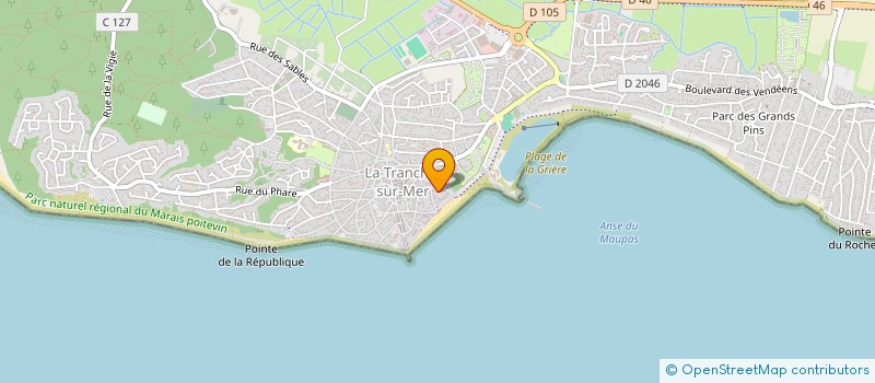 localisation de l'entreprise MONSIEUR AURELIEN BREGEON à LA TRANCHE-SUR-MER