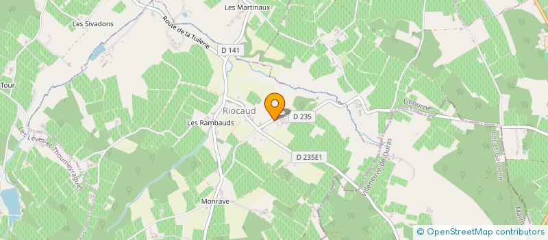 localisation de l'entreprise MONSIEUR AURELIEN BRETEL  RIOCAUD