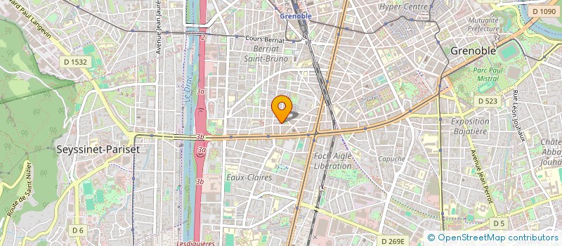 localisation de l'entreprise MONSIEUR AURELIEN BREYSSE à GRENOBLE