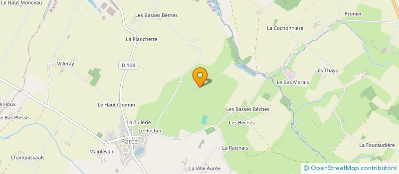 localisation de l'entreprise MONSIEUR AURELIEN BRIARD  PARCE