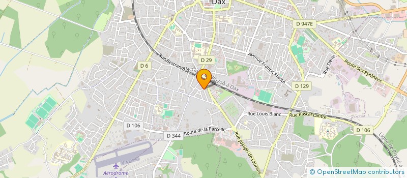 localisation de l'entreprise MONSIEUR AURELIEN BRISSE à DAX