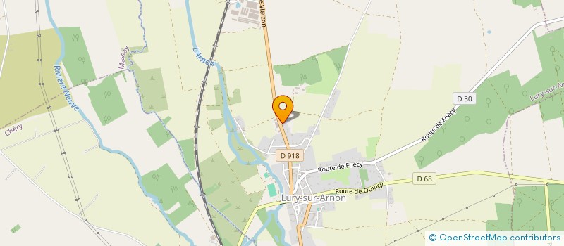 localisation de l'entreprise MONSIEUR AURELIEN BROULT  LURY-SUR-ARNON