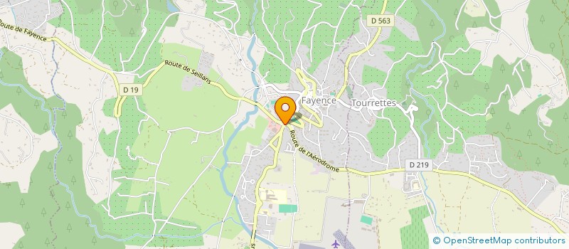 localisation de l'entreprise MONSIEUR AURELIEN BRUMM  FAYENCE