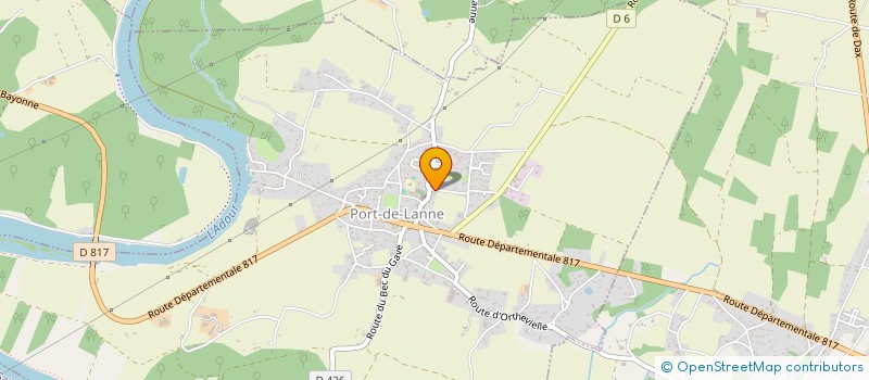 localisation de l'entreprise MONSIEUR AURELIEN BRUNET  PORT-DE-LANNE