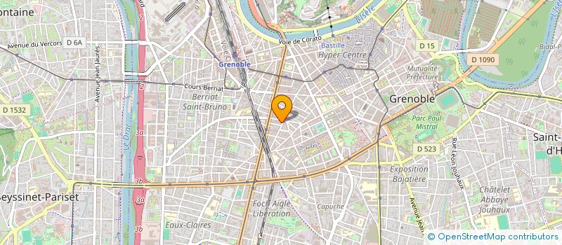 localisation de l'entreprise MONSIEUR AURELIEN BUCHET  GRENOBLE