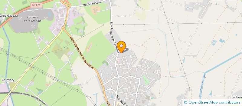 localisation de l'entreprise MONSIEUR AURELIEN BUGEL  DONGES