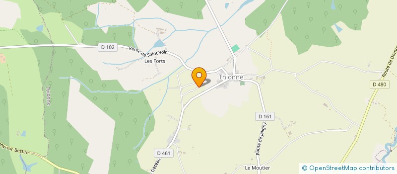 localisation de l'entreprise MONSIEUR AURELIEN BUGNON  THIONNE