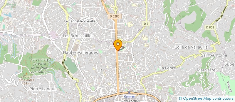 localisation de l'entreprise MONSIEUR AURELIEN BUISSON à CANNES
