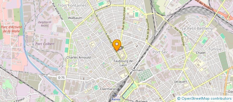 localisation de l'entreprise MONSIEUR AURELIEN BUKA  REIMS