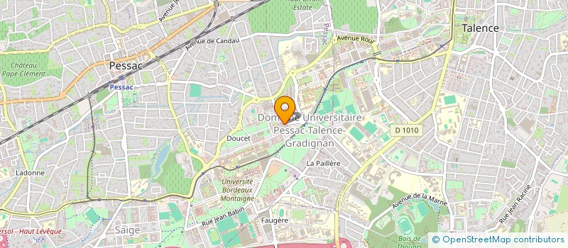 localisation de l'entreprise MONSIEUR AURELIEN BULME à PESSAC