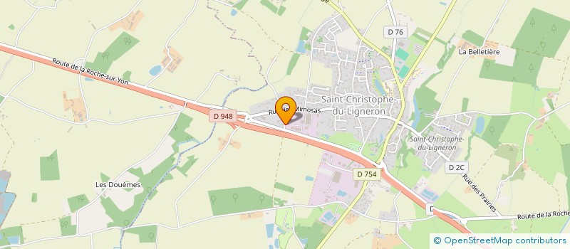 localisation de l'entreprise MONSIEUR AURELIEN BULTEAU à SAINT-CHRISTOPHE-DU-LIGNERON