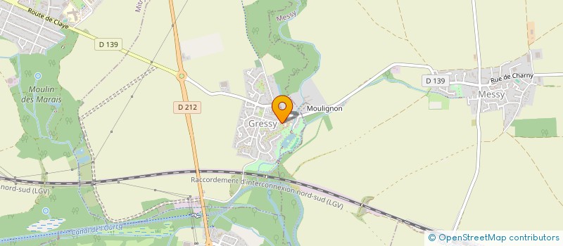 localisation de l'entreprise MONSIEUR AURELIEN BUR  GRESSY