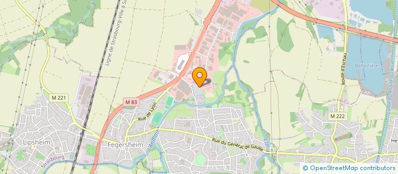 localisation de l'entreprise MONSIEUR AURELIEN BUSSINGER  FEGERSHEIM