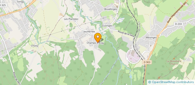 localisation de l'entreprise MONSIEUR AURELIEN BUTTET  MARGENCEL