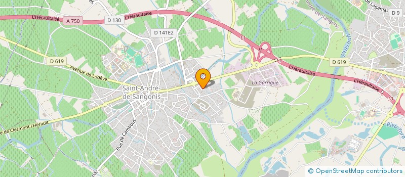 localisation de l'entreprise MONSIEUR AURELIEN CABLAT  SAINT-ANDRE-DE-SANGONIS