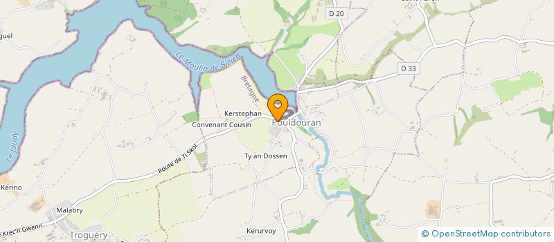 localisation de l'entreprise MONSIEUR AURELIEN CADIEU  LA ROCHE-JAUDY