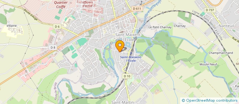 localisation de l'entreprise MONSIEUR AURELIEN CAILLEBAULT  SAINT-MAIXENT-L'ECOLE