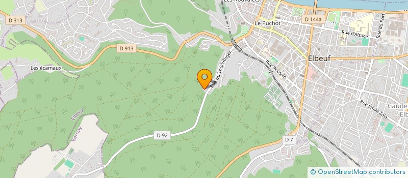 localisation de l'entreprise MONSIEUR AURELIEN CALAIS  ELBEUF