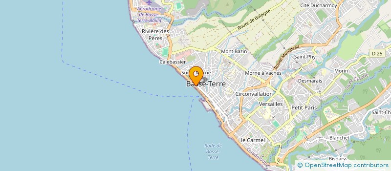 localisation de l'entreprise MONSIEUR AURELIEN CALAU à BASSE-TERRE