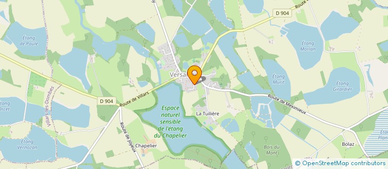 localisation de l'entreprise MONSIEUR AURELIEN CALLAMARD  VERSAILLEUX