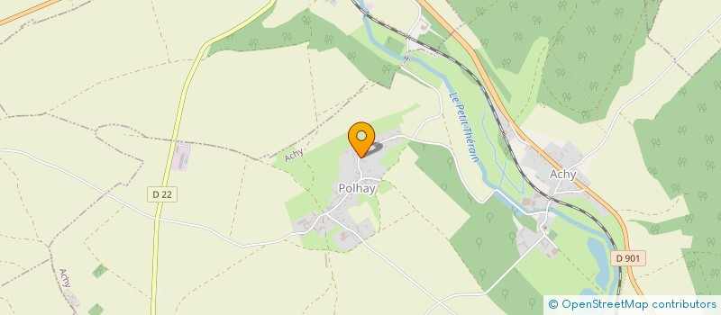 localisation de l'entreprise MONSIEUR AURELIEN CALLENS  ACHY