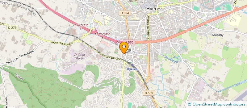 localisation de l'entreprise MONSIEUR AURELIEN CANO  TOULON