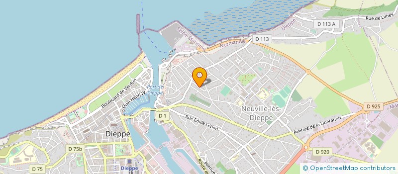 localisation de l'entreprise MONSIEUR AURELIEN CANU à DIEPPE